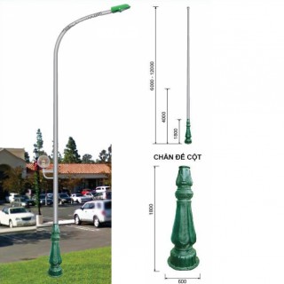 TRỤ ĐÈN CAO ÁP ĐẾ GANG DC-03-01 TRỤ ĐÈN CAO ÁP ĐẾ GANG DC-03-01