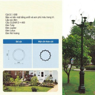 Trụ đèn HD 5/558 Trụ đèn HD 5/558