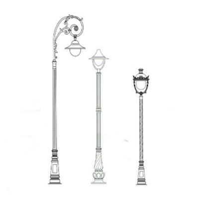 TRỤ ĐÈN SÂN VƯỜN 1 BÓNG