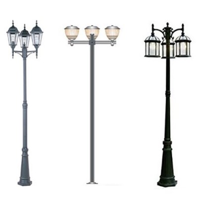 TRỤ ĐÈN SÂN VƯỜN 3 BÓNG